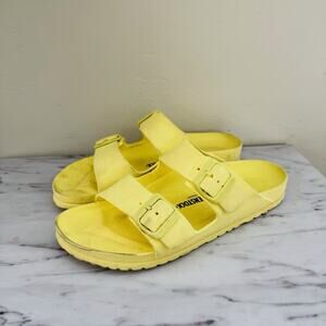 Birkenstock Arizona Vibrant Yellow Slip On Sandals Women’s Size 10